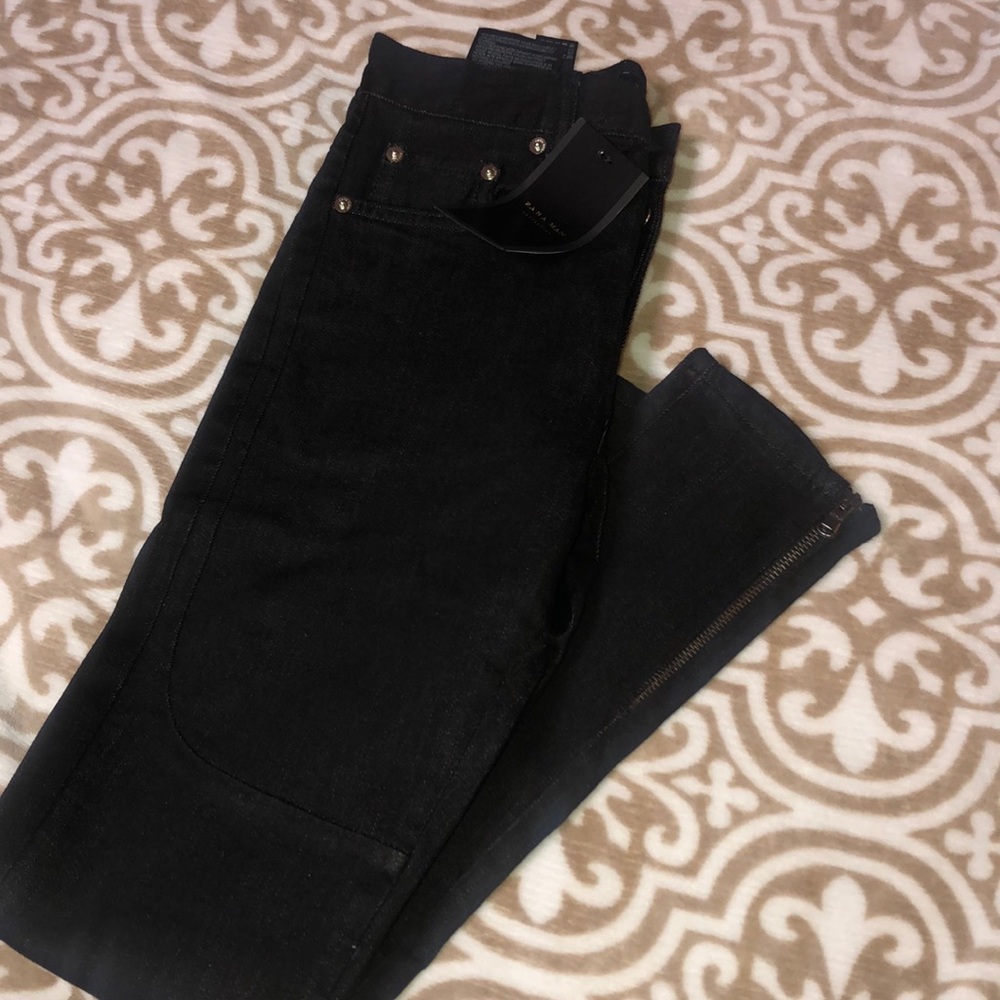 ZARA MAN BLACK SKINNY JEANS